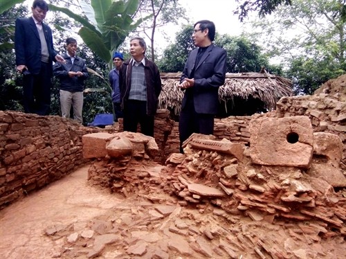 Lò nung vật liệu từ thời Trần được phát hiện tại Yên Bái