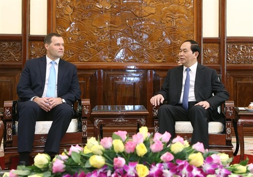 Chủ tịch nước Trần Đại Quang tiếp Đại sứ Cộng hòa Séc chào từ biệt