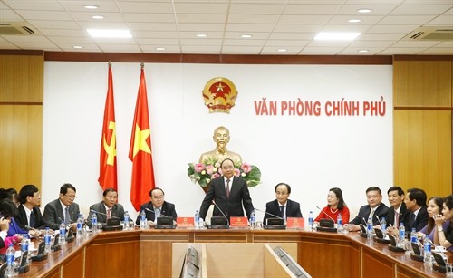 Thủ tướng Nguyễn Xuân Phúc tiếp Hiệp hội Phát triển hàng tiêu dùng Việt Nam