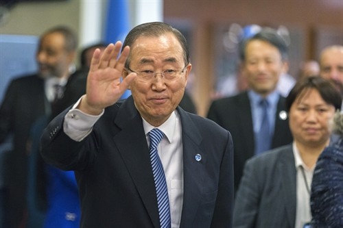 Tổng thư ký Ban Ki-moon chào từ biệt nhân viên LHQ