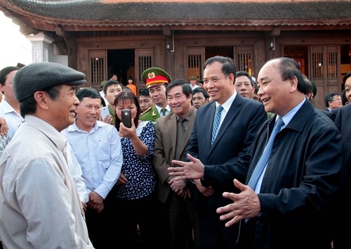 Phó Thủ tướng Nguyễn Xuân Phúc thăm và chúc Tết tại Hải Dương
