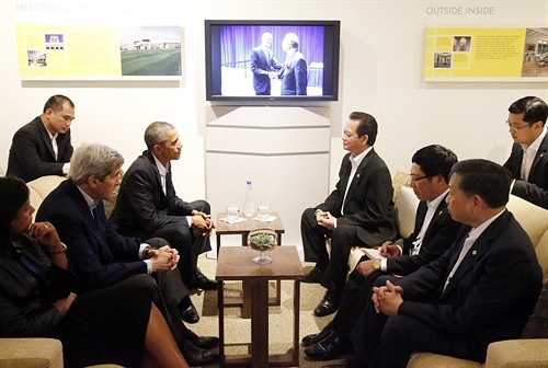 Thủ tướng Nguyễn Tấn Dũng hội kiếnTổng thống Hoa Kỳ Barack Obama