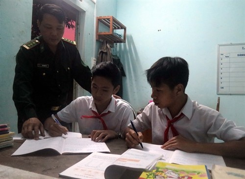Quảng Nam: Đồn Biên phòng - nơi nâng đỡ những trẻ em có hoàn cảnh khó khăn