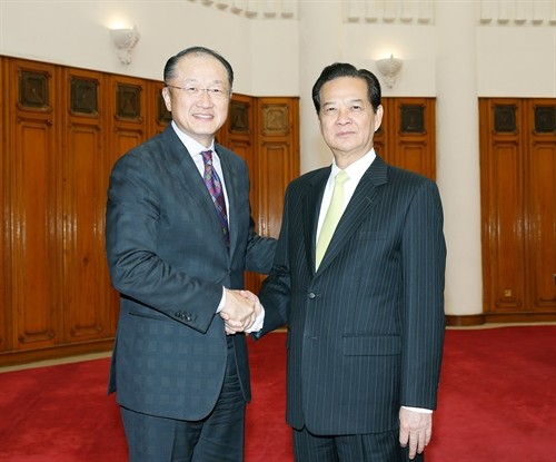 Thủ tướng Nguyễn Tấn Dũng tiếp Chủ tịch Ngân hàng Thế giới 