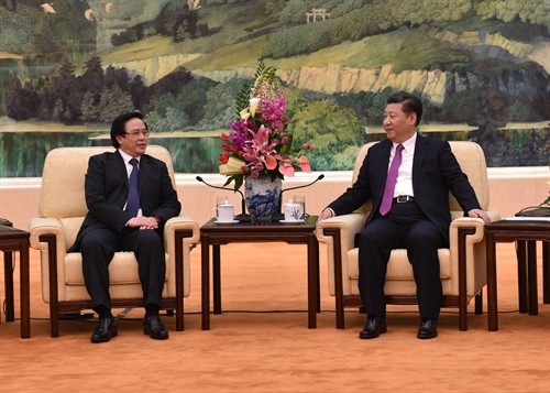 Tổng Bí thư, Chủ tịch Trung Quốc Tập Cận Bình tiếp đặc phái viên của Tổng Bí thư Nguyễn Phú Trọng