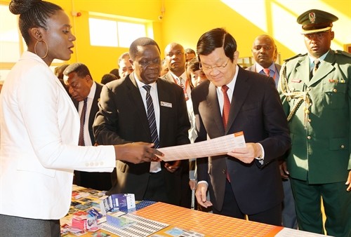 Chủ tịch nước Trương Tấn Sang thăm đặc khu kinh tế Benjamin