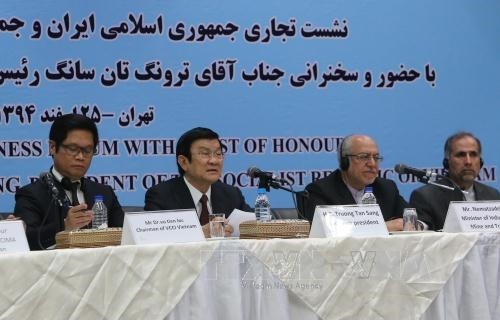 Chủ tịch nước Trương Tấn Sang dự Diễn đàn Doanh nghiệp Việt Nam – Iran