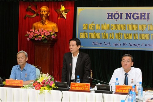 Tăng cường hợp tác thông tin giữa TTXVN và UBND tỉnh Đồng Nai
