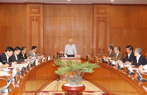 Cuộc họp Thường trực Ban Chỉ đạo Trung ương về phòng, chống tham nhũng