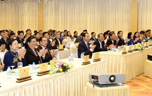 Chủ tịch nước Trần Đại Quang dự Lễ kỷ niệm 70 năm ngày truyền thống Cơ quan Công tác dân tộc