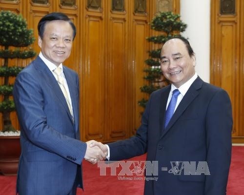 Thủ tướng Nguyễn Xuân Phúc tiếp Bí thư Tỉnh ủy Quý Châu, Trung Quốc