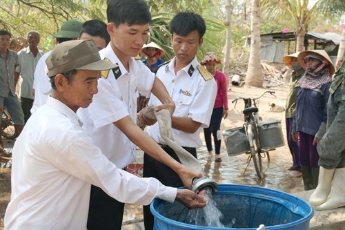 Nghĩa tình quân dân ở vùng khô hạn Bình Thuận