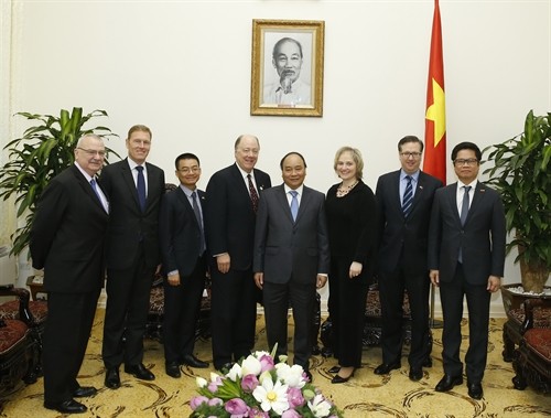 Thủ tướng Nguyễn Xuân Phúc tiếp đoàn Hội đồng kinh doanh Hoa Kỳ - ASEAN