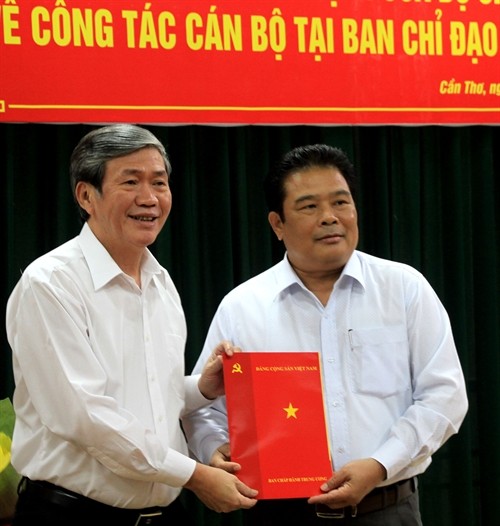 Ông Sơn Minh Thắng giữ chức vụ Phó Trưởng ban Thường trực Ban Chỉ đạo Tây Nam bộ