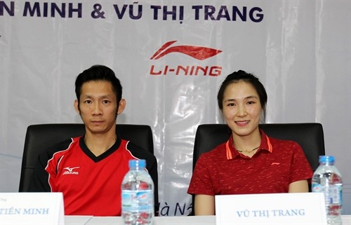 Công bố VĐV Cầu lông Nguyễn Tiến Minh, Vũ Thị Trang tham dự Olimpic Rio 2016