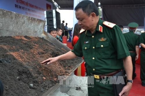 Xử lý thành công đất nhiễm dioxin tại Sân bay Đà Nẵng