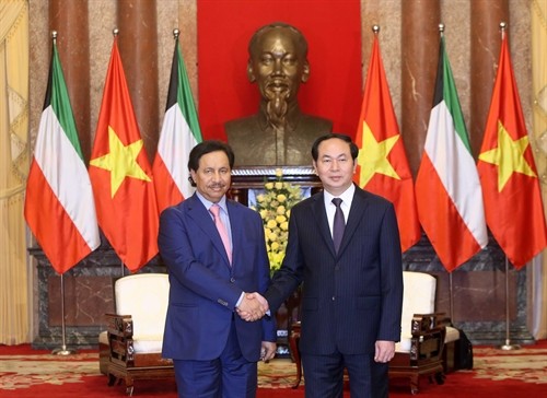 Tổng Bí thư Nguyễn Phú Trọng và Chủ tịch nước Trần Đại Quang tiếp Thủ tướng Cô-oét