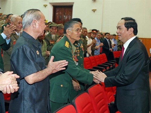 Chủ tịch nước Trần Đại Quang thăm và làm việc tại tỉnh Điện Biên
