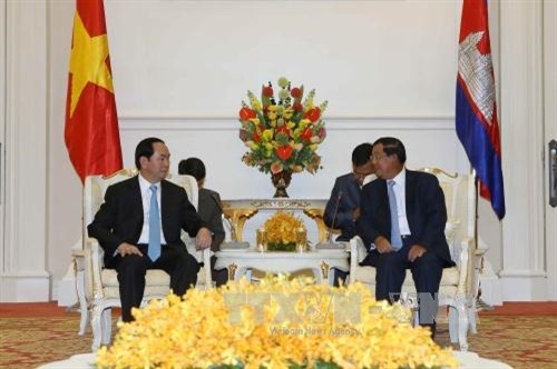 Chủ tịch nước kết thúc chuyến thăm Campuchia 