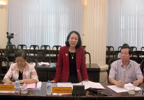 Trưởng Ban Dân vận Trung ương làm việc tại tỉnh Bắc Giang