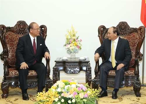 Thủ tướng Nguyễn Xuân Phúc tiếp cố vấn Liên minh Nghị sỹ hữu nghị Nhật - Việt