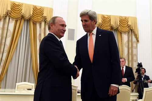 Tổng thống Nga v.Putin thảo luận với Ngoại trưởng Mỹ J. Kerry vấn đề Syria và Ukraine