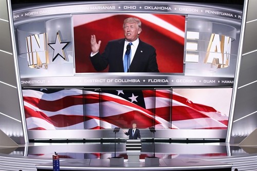 Bầu cử Mỹ 2016: Đảng Cộng hòa chính thức đề cử ông D.Trump làm ứng cử viên tổng thống
