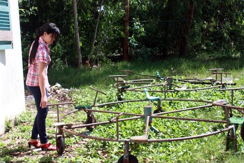 Kiên Giang: Công trình sân chơi cho trẻ em bỏ hoang gây lãng phí