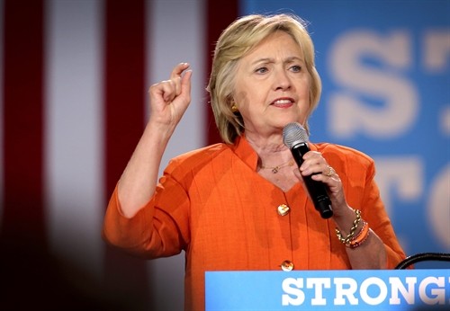 Bầu cử Mỹ 2016: Bà H. Clinton dẫn điểm đối thủ trên phạm vi toàn quốc