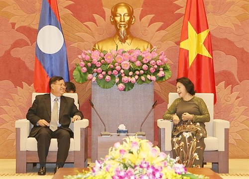 Chủ tịch Quốc hội Nguyễn Thị Kim Ngân tiếp Phó Chủ tịch Quốc hội Lào