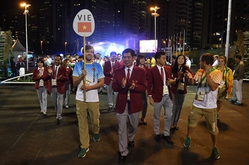 Lễ thượng cờ Đoàn Thể thao Việt Nam tham dự Olympic Rio 2016