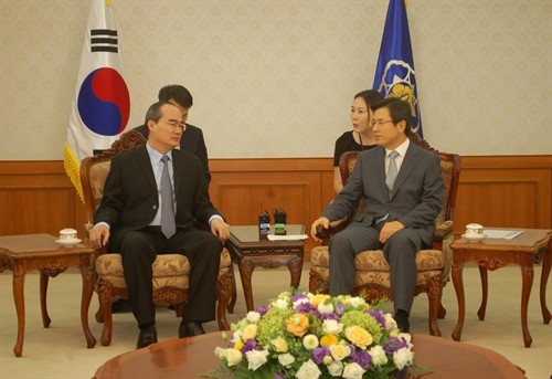 Chủ tịch Ủy ban Trung ương MTTQ Việt Nam Nguyễn Thiện Nhân thăm hữu nghị Hàn Quốc