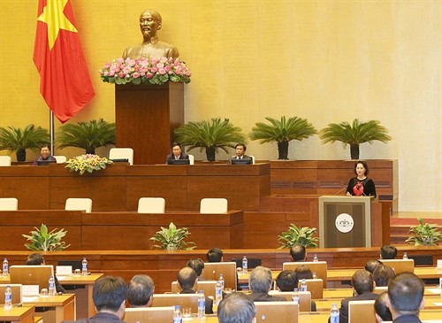 Chủ tịch Quốc hội Nguyễn Thị Kim Ngân gặp mặt các Đại sứ, Trưởng cơ quan đại diện Việt Nam ở nước ngoài