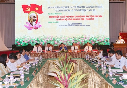 Hội nghị Thường trực Hội đồng nhân dân các tỉnh, thành phố Đồng bằng sông Hồng và Duyên hải Bắc bộ