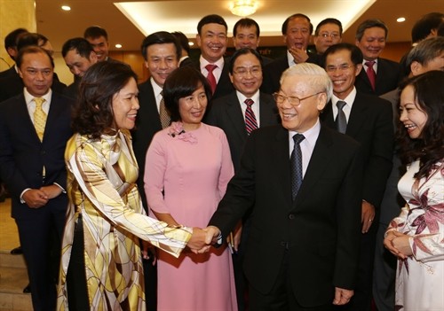 Tổng Bí thư Nguyễn Phú Trọng tiếp các Đại sứ , Trưởng cơ quan đại diện ngoại giao Việt Nam ở nước ngoài