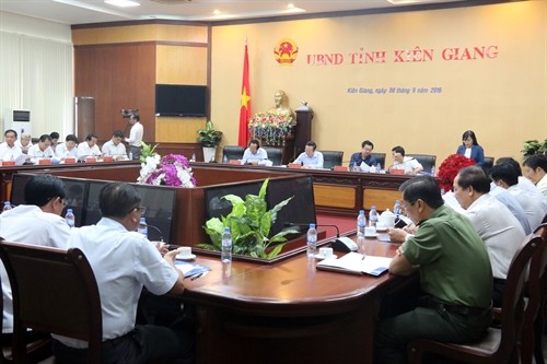 Phó Chủ tịch Quốc hội Phùng Quốc Hiển làm việc tại tỉnh Kiên Giang