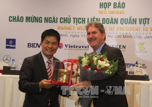 Chủ tịch Liên đoàn Quần vợt thế giới: Việt Nam đủ khả năng tổ chức thành công Đại hội thường niên ITE 2017