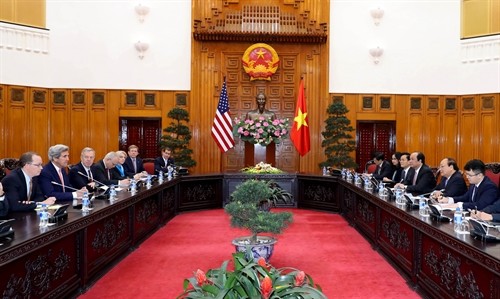Thủ tướng Nguyễn Xuân Phúc tiếp Ngoại trưởng Hoa Kỳ