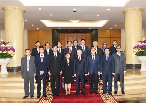 Tổng Bí thư Nguyễn Phú Trọng tiếp Trưởng cơ quan đại diện Ngoại giao các nước ASEAN