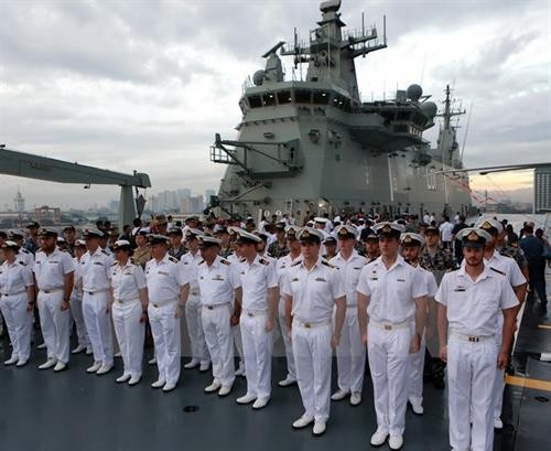 菲律宾与澳大利亚海军开展自然灾害应急演习