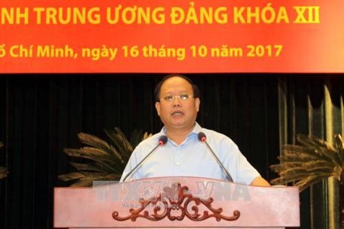 Thành ủy Thành phố Hồ Chí Minh quán triệt các nội dung Hội nghị Trung ương 6, Khóa XII