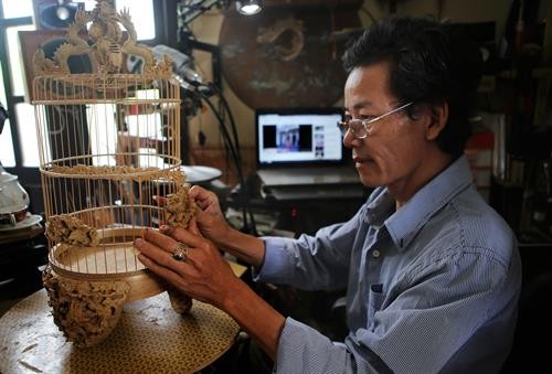 Thừa Thiên - Huế: Nghệ nhân hết lòng với nghề làm tre mỹ nghệ