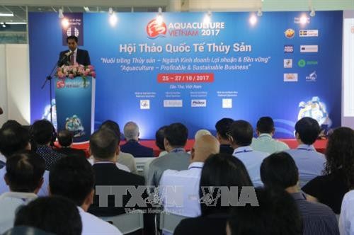 2017越南水产养殖业国际会展在芹苴市正式开幕
