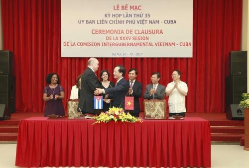 越南古巴政府间联合委员会第35次会议在河内落幕