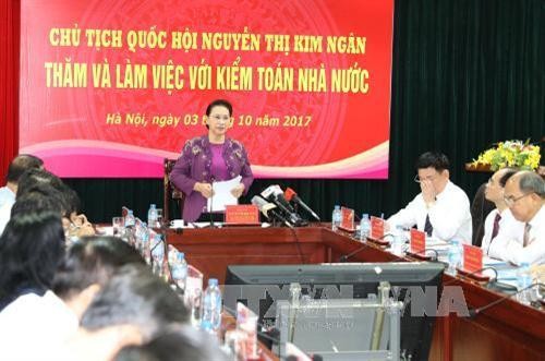 越南国会主席阮氏金银：应不断提高公开透明度 实现国家审计现代化