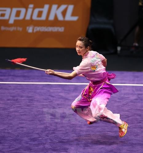 2017年世界武术锦标赛：越南运动员杨翠薇夺得金牌