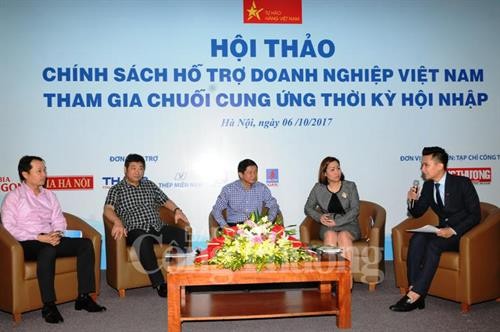 越南工贸部协助企业参加商品供应链