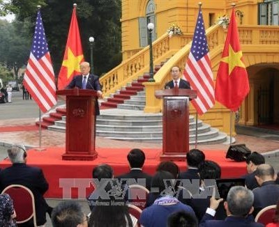 Tuyên bố chung Việt Nam - Hoa Kỳ sau chuyến thăm của Tổng thống Donald Trump