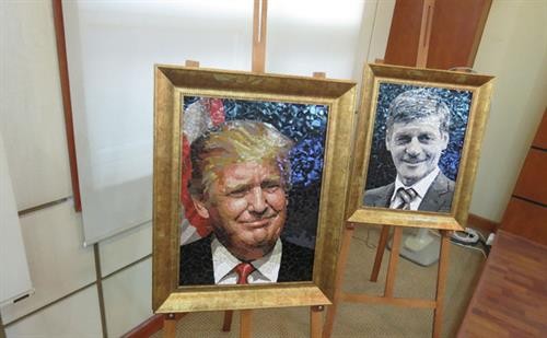 “2017年APEC各经济体领导人肖像”陶瓷拼贴画展即将在同奈省开展