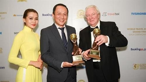 越南航空公司荣获2017年世界旅游大奖两个权威奖项